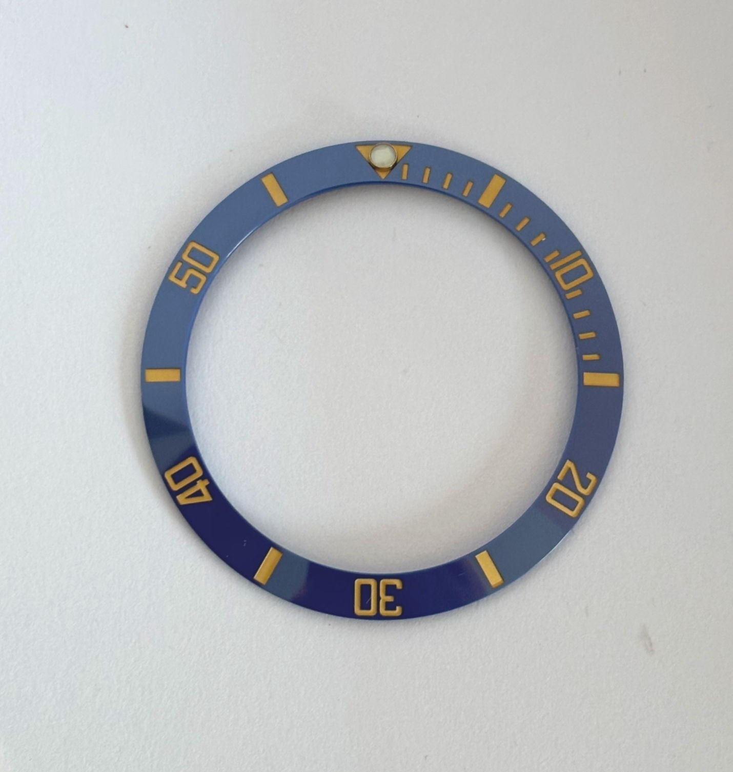 CERAMIC BEZEL INSERT TO FIT ROLEX SUBMARINER 116613LB BLUE & GOLD GRADE AAA