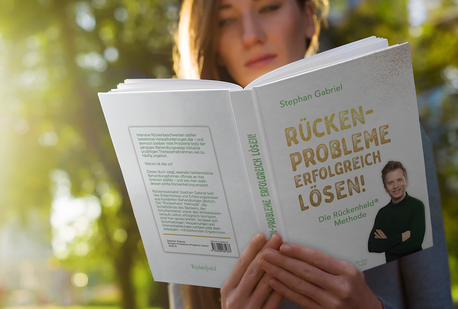Cover Foto des Buchs "Rücken-Probleme erfolgreich lösen! Die Rückenheld®" Methode von Stephan Gabriel