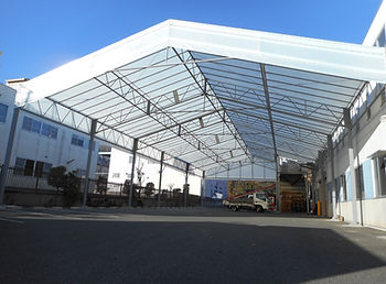 荷さばき場テント