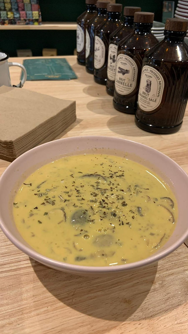 Soupe aux champignons