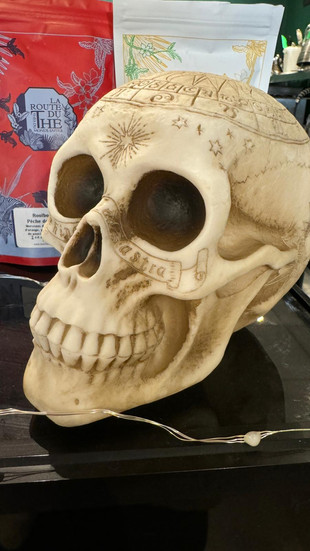 Décoration crâne d'Halloween