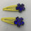 Thumbnail: 'Drama Queen' floral hair clips