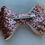 Thumbnail: Rose gold glitter medium hair bow