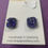 Thumbnail: 'Drama Queen' rectangular stud earrings
