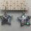 Thumbnail: 'Disco Ball' small star hoop earrings