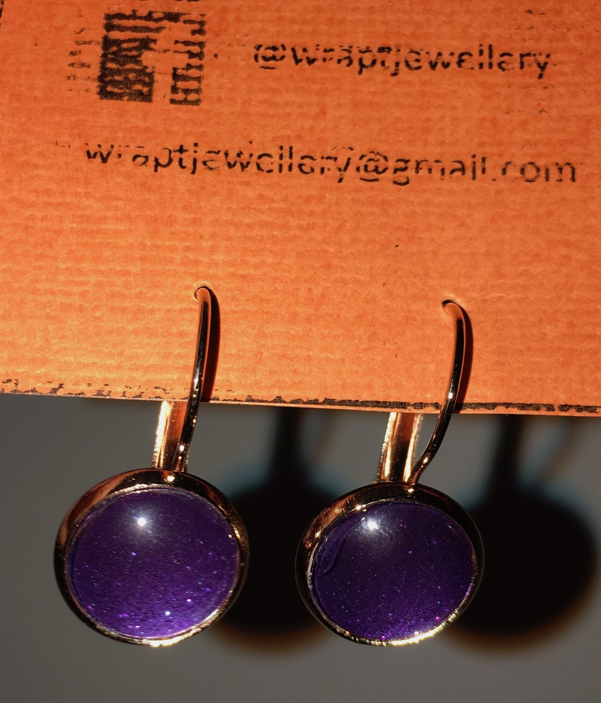 'Stargazing' cabochon earrings