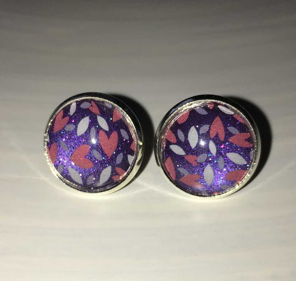 'Staycation' cabochon earrings