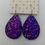 Thumbnail: 'Fantasy' teardrop resin earrings