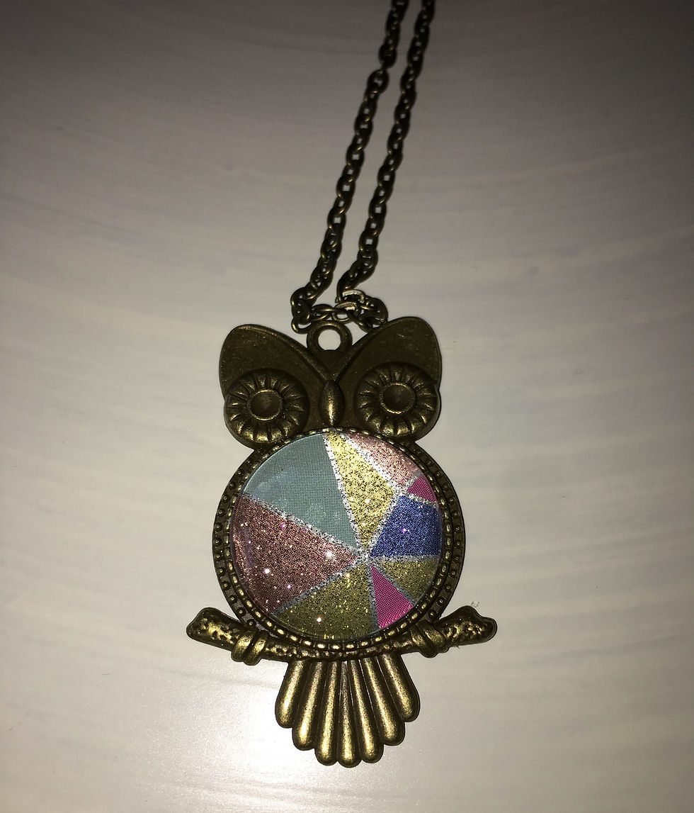 Color Crush - Owl Pendant Necklace