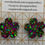 Thumbnail: 'Apple Razzberry' floral studs