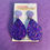 Thumbnail: 'Fantasy' teardrop resin earrings
