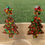 Thumbnail: Christmas dots Christmas tree resin earrings