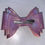 Thumbnail: Pink shimmer medium hair bow