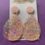 Thumbnail: 'Pale pink opal' teardrop resin earrings