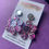 Thumbnail: Pink crystal floral earrings