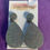 Thumbnail: 'Silver holographic' teardrop resin earrings
