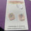 Thumbnail: 'Pale pink opal' rectangular stud earrings