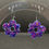 Thumbnail: 'Fantasy' blossom resin earrings