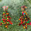 Thumbnail: Christmas dots Christmas tree resin earrings