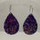 Thumbnail: 'Fantasy' teardrop resin earrings
