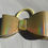 Thumbnail: Gold shimmer small hair bow