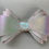 Thumbnail: White shimmer medium hair bow