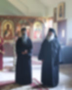 Papa Ephraim & Father Menas: both formerly of St. Anthony's Greek Orthodox Monastery in Florence, Arizona
