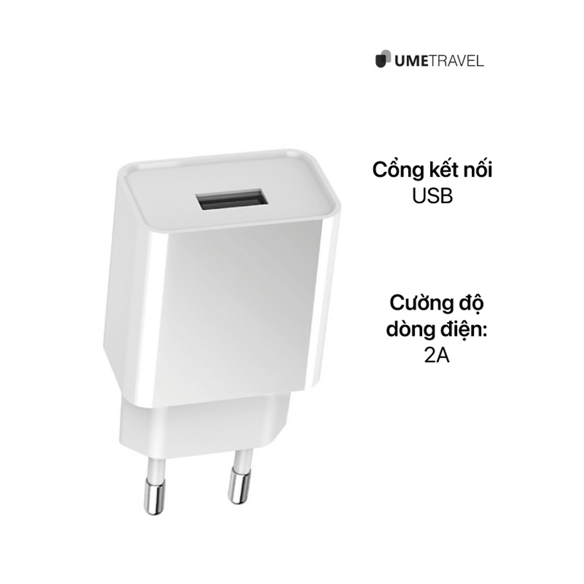 ADAPTER SẠC USB 2.1A A1 - UMETRAVEL