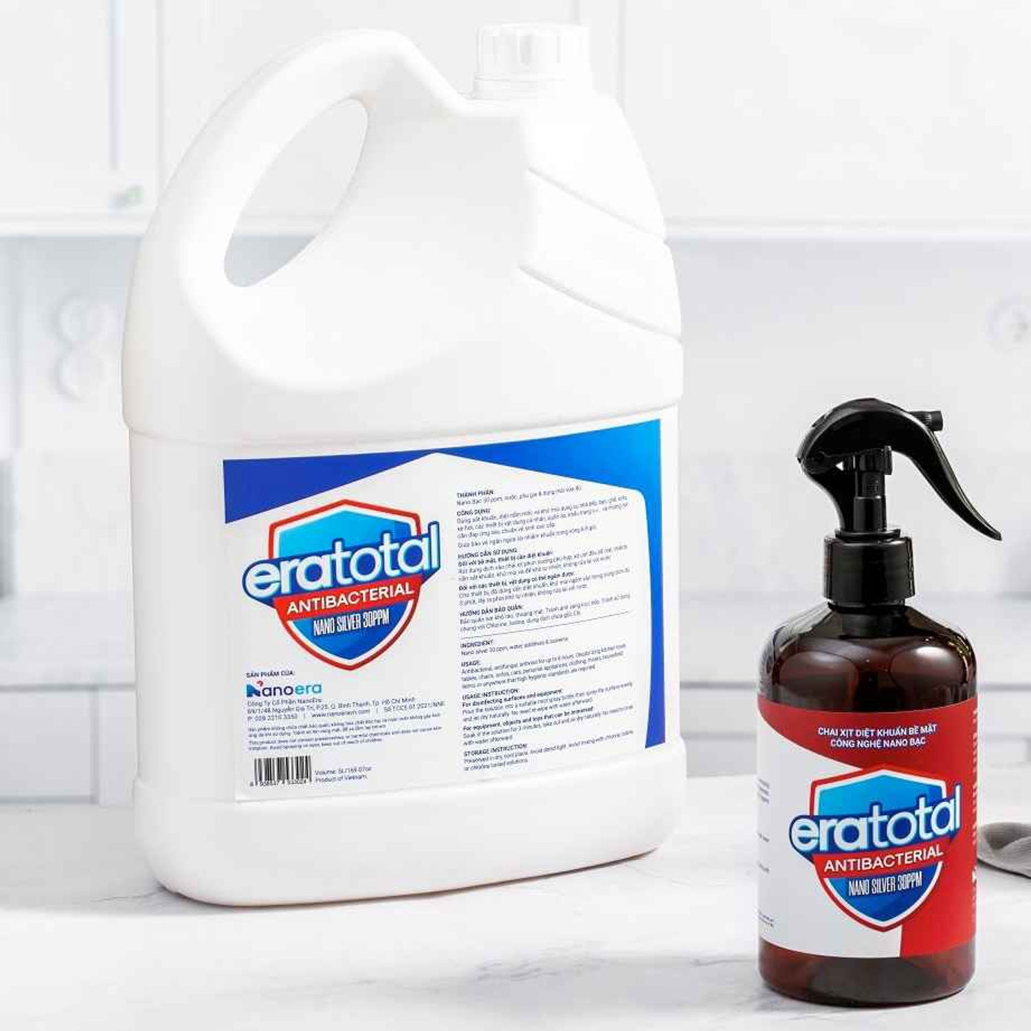 NANO BẠC ERATOTAL DIỆT KHUẨN KHỬ MÙI TINH KHIẾT - NANOERA