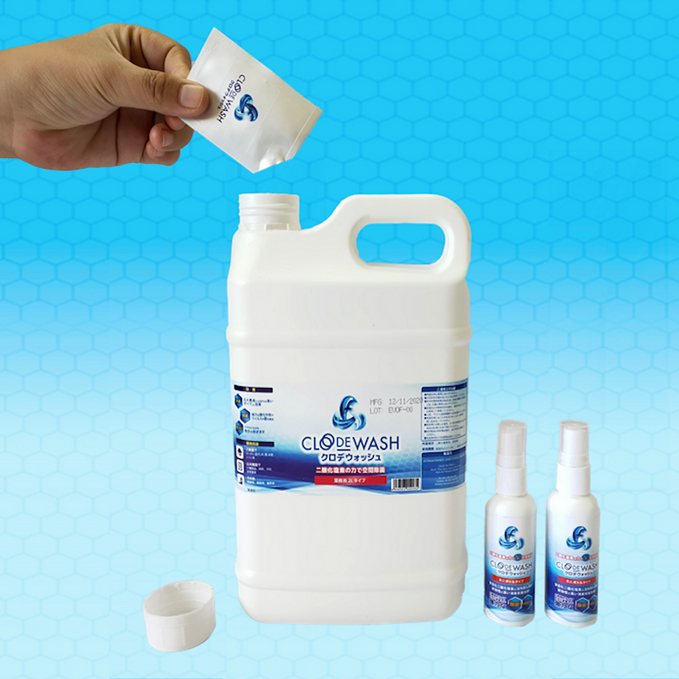 Thumbnail: DUNG DỊCH KHỬ MÙI ĐA NĂNG 2 LÍT TẶNG 2 CHAI XỊT RỖNG 50ML - CLODEWASH