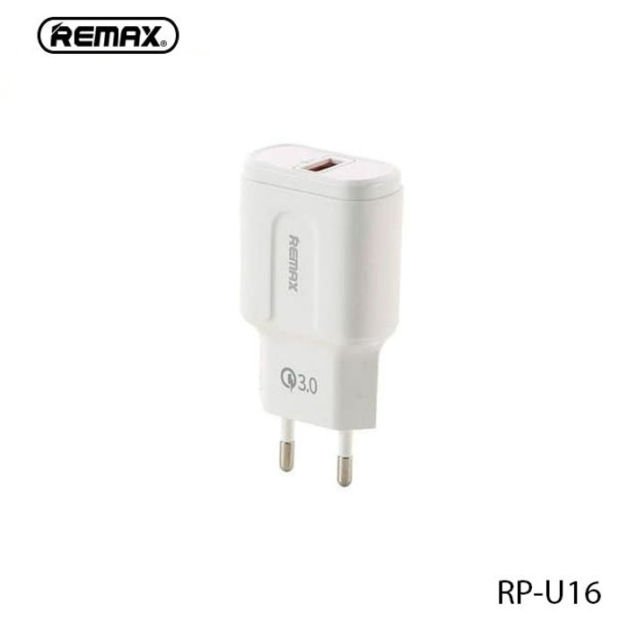 CỦ SẠC NHANH 3.0A-15W U16 - REMAX