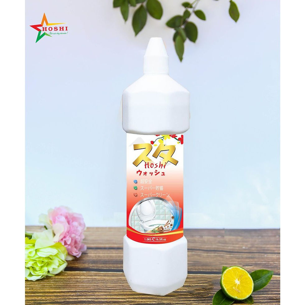 Thumbnail: [THÙNG] TẨY RỬA TOILET SINH HỌC HƯƠNG QUẾ 1L - HOSHI - 16 CHAI/THÙNG