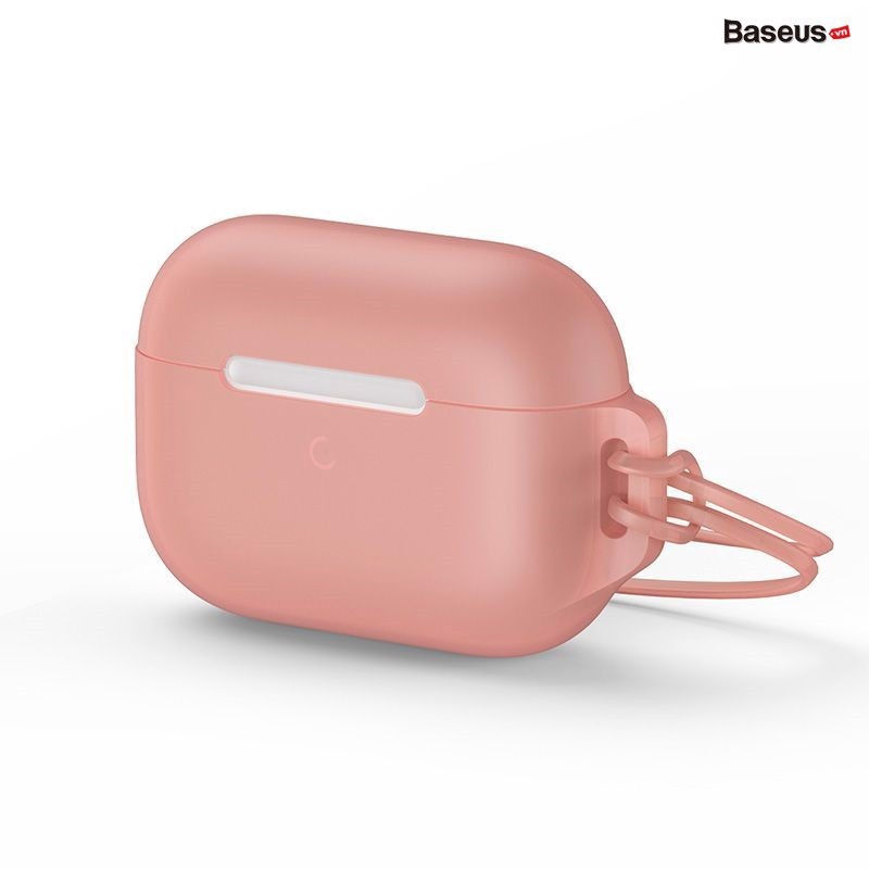 CASE SILICONE CHỐNG SỐC, SIÊU MỊN CÓ DÂY ĐEO DÙNG CHO AIRPODS PRO - BASEUS