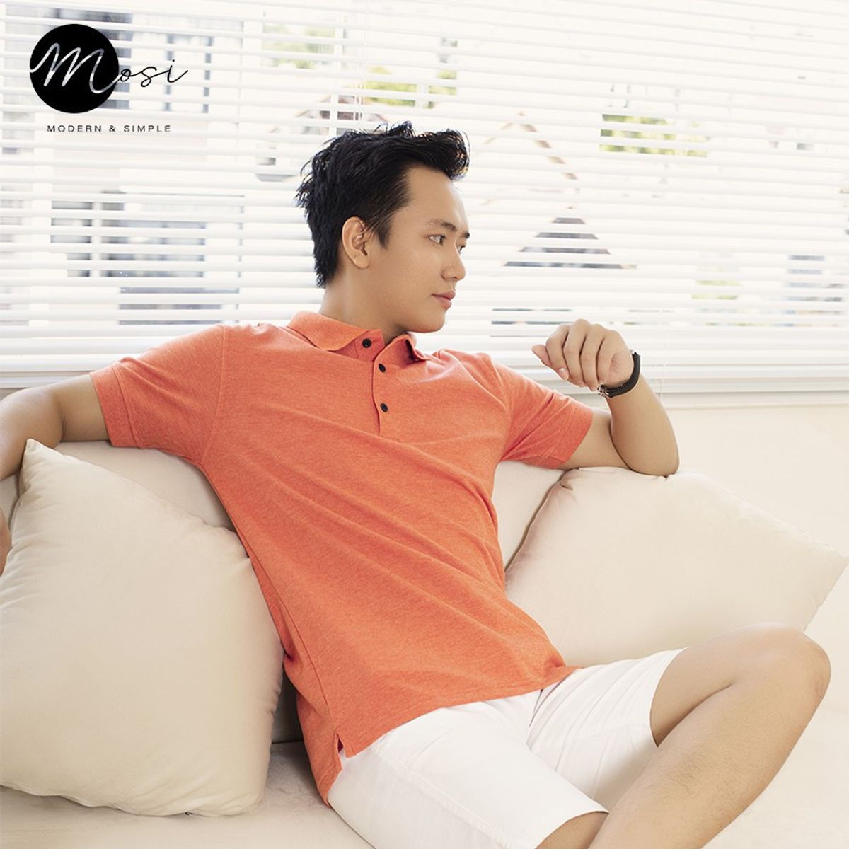 ÁO THUN NAM POLO BASIC CAO CẤP CỔ BẺ CHẤT LIỆU COTTON - MOSI