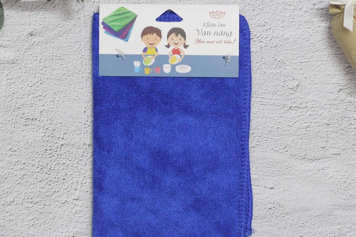 KHĂN LAU SIÊU MỀM 17X23 CM - VẠN NĂNG (GIAO MÀU NGẪU NHIÊN)