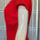 Thumbnail: Prada Milano Short Sleeve Red Silk Blouse - size 44