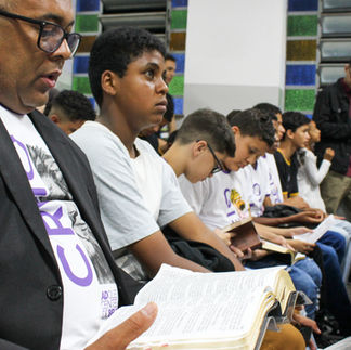O Congresso do CREIO Guarulhos de 2024 aconteceu nos dias 20 e 21 de abril. O tema "CREIO - Somos Um" foi a base para o coração do evento em que centenas de adolescentes da AD Belém em Guarulhos estiveram presentes.