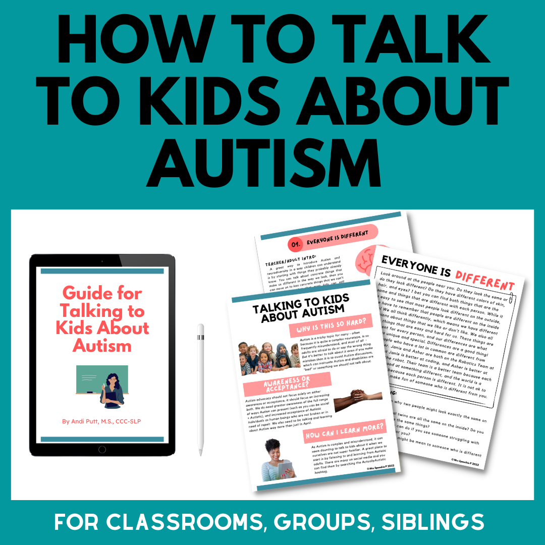 Guide for Talking to Kids About Autism