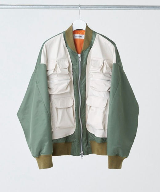 本日限定価格 DISCOVERED 再構築 MA-1 ブルゾン