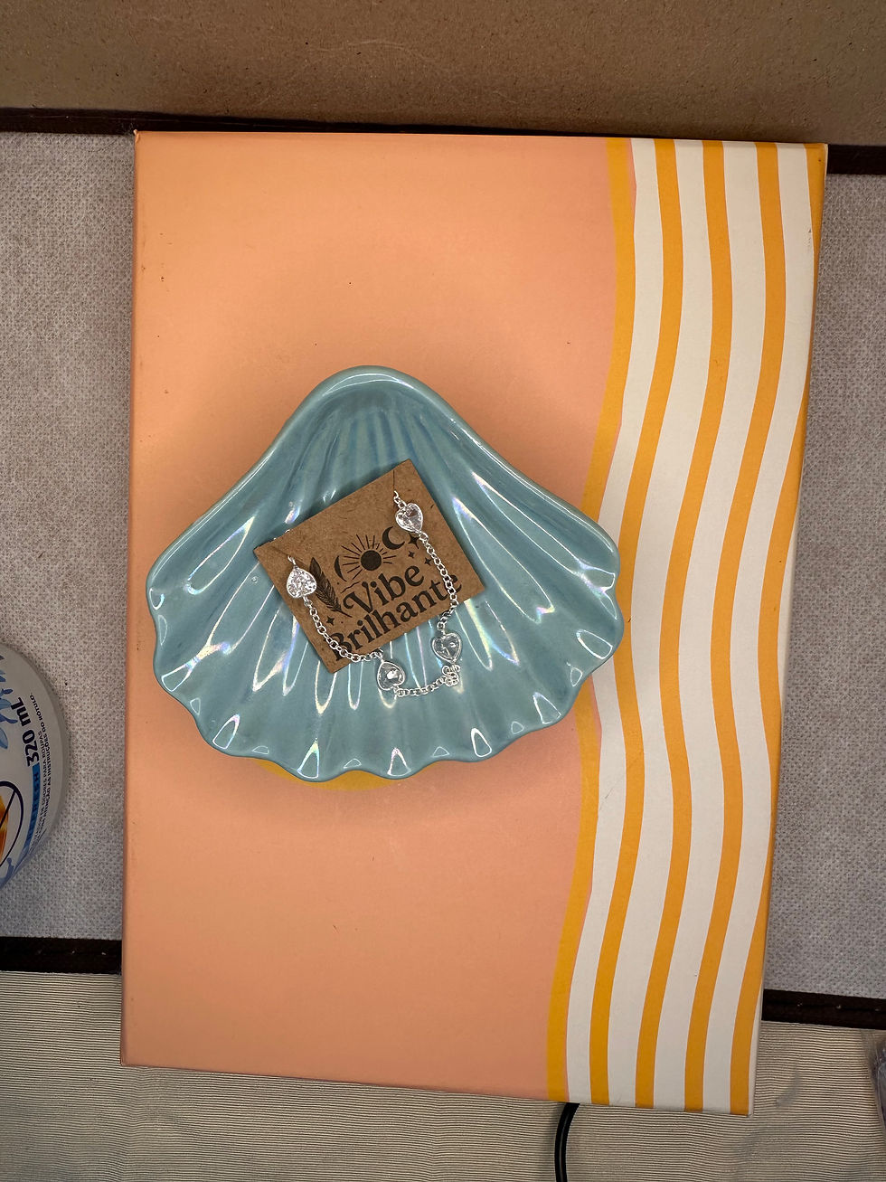 Miniatura: Pulseira Zircônias coração Cristal 