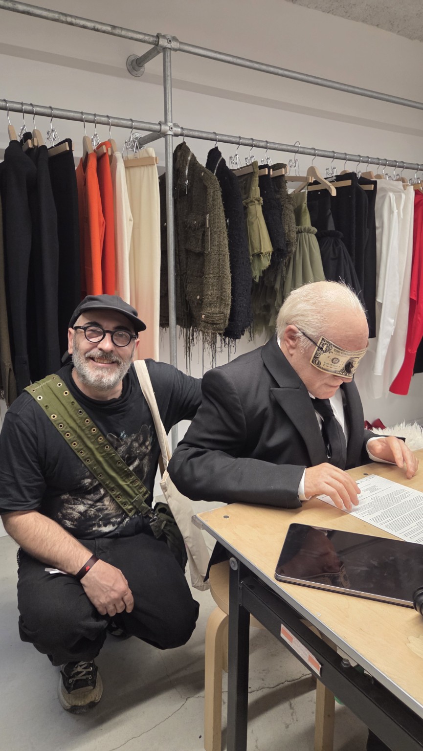 At the Matières Fécales showroom in Paris, October 2026.