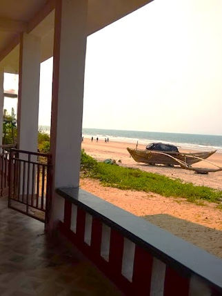 Beach view from Devbag Malvan home stay