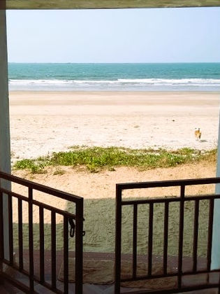 Ocean view from veranda gate