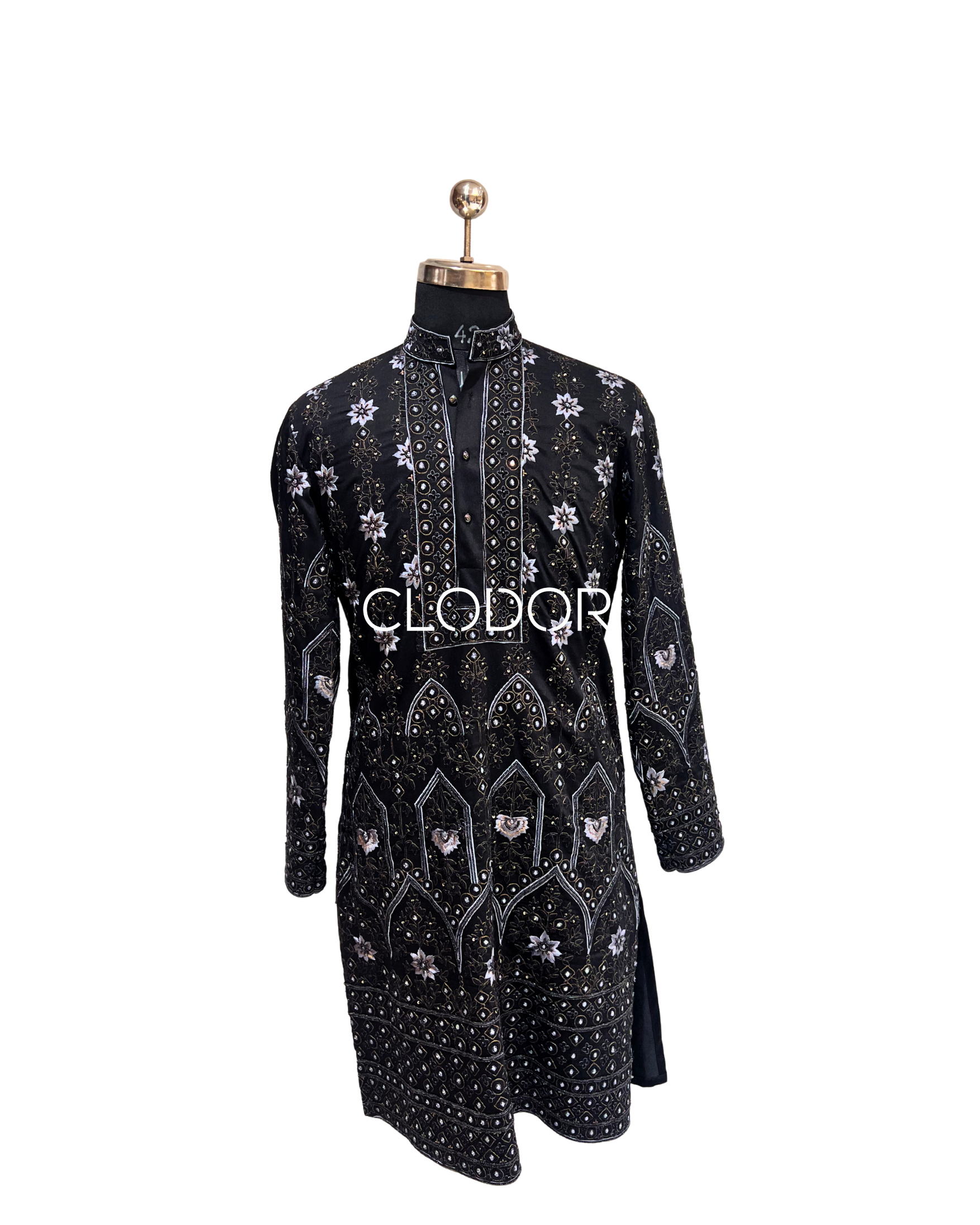 BLACKHEAVY EMBROIDERED KURTA