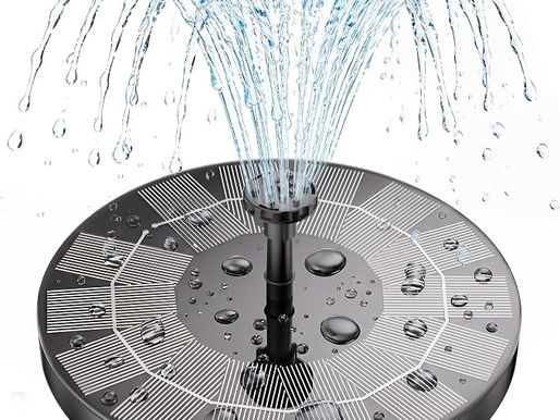 Solar water fountain