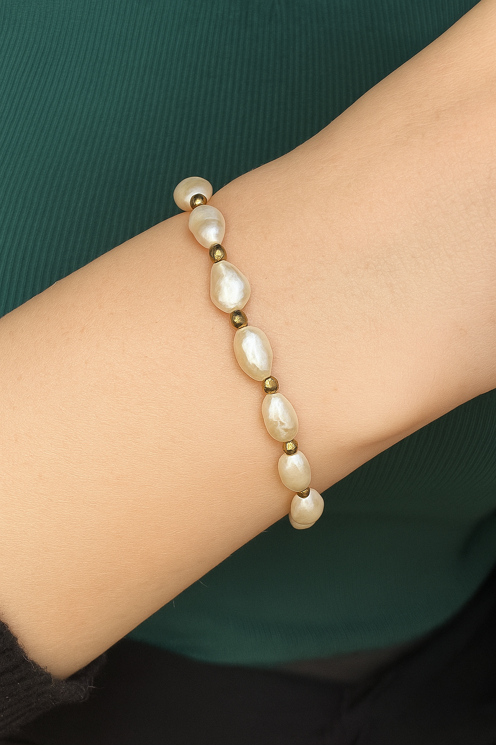 Pembe İnci Bileklik