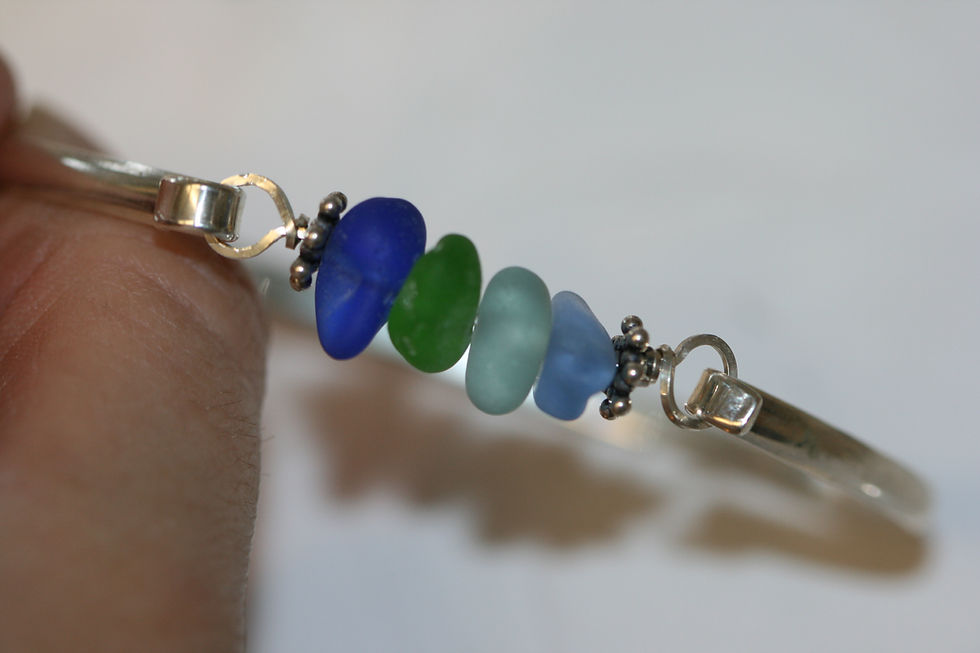 Thumbnail: sea glass bracelet SGB-02