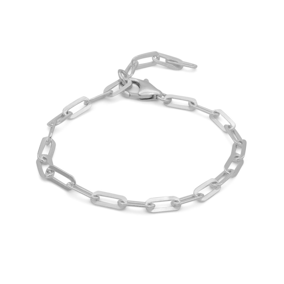 Classic Paperclip Chain Bracelet [Sterling Silver]