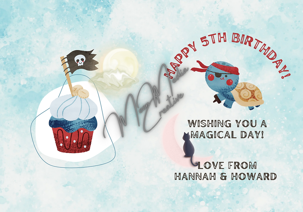 Thumbnail: Pirate Party Birthday Card