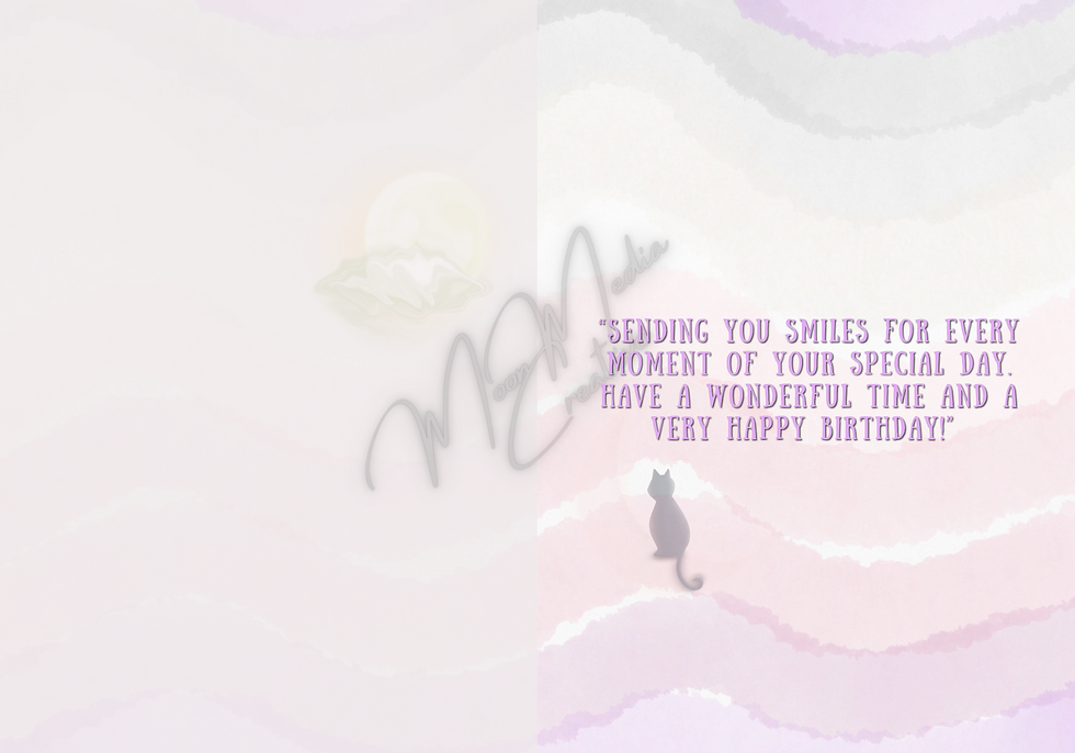 Thumbnail: Present Waves Birthday Card